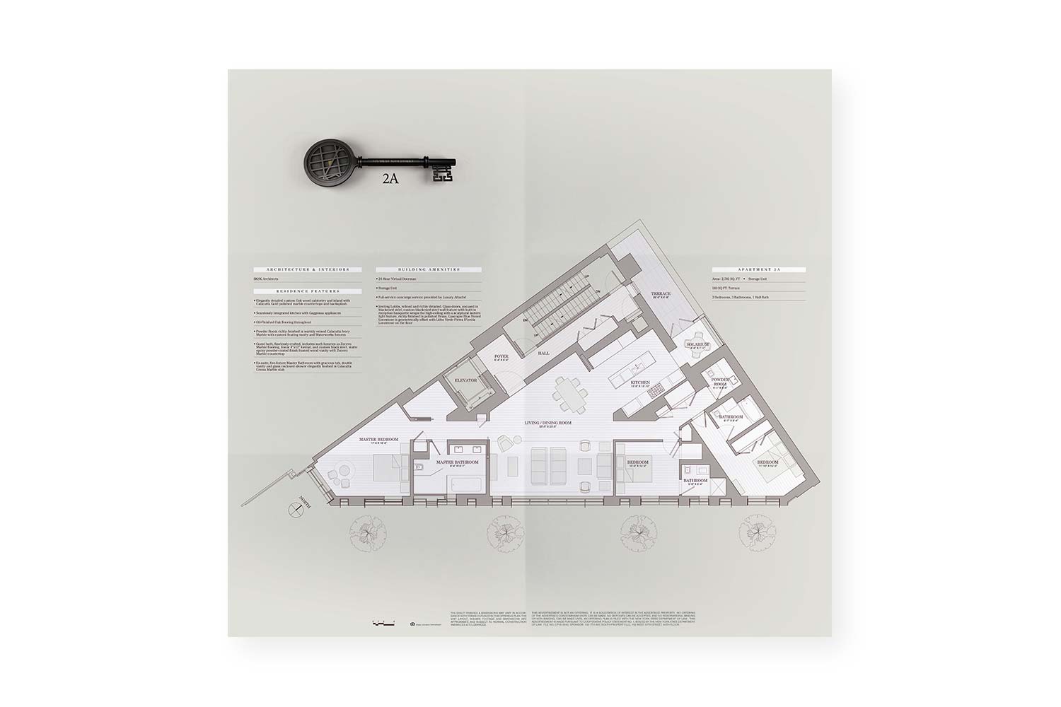 175 West 10th floor plan presentation sheet