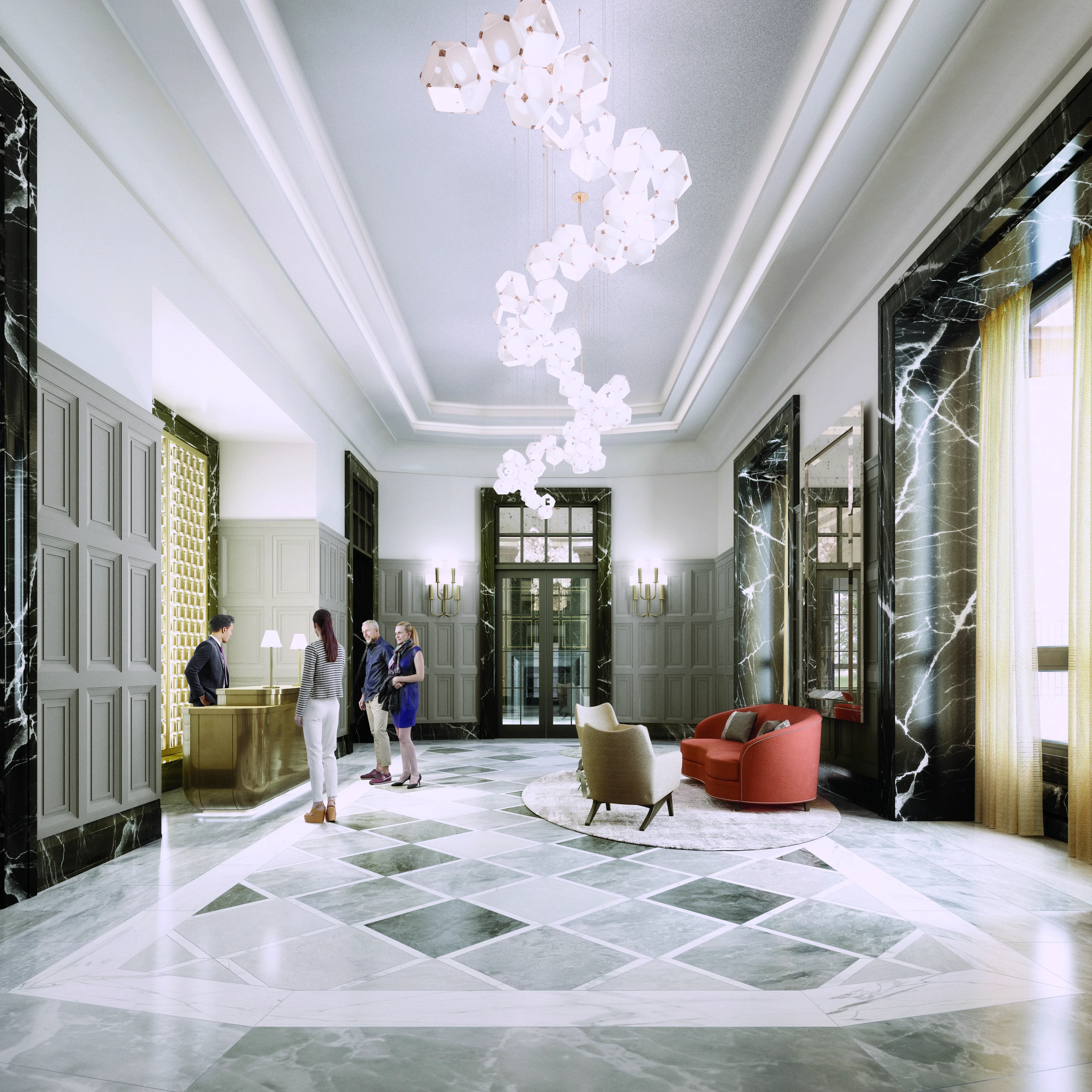 Eleven lobby visualization